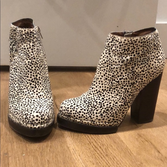 Jeffrey Campbell Shoes - Jeffery Campbell Pony Hair Spotted Booties
